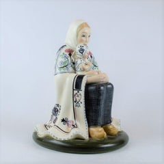 Madonna della neve Elena Scavini, Lenci Torino 1930s Italy