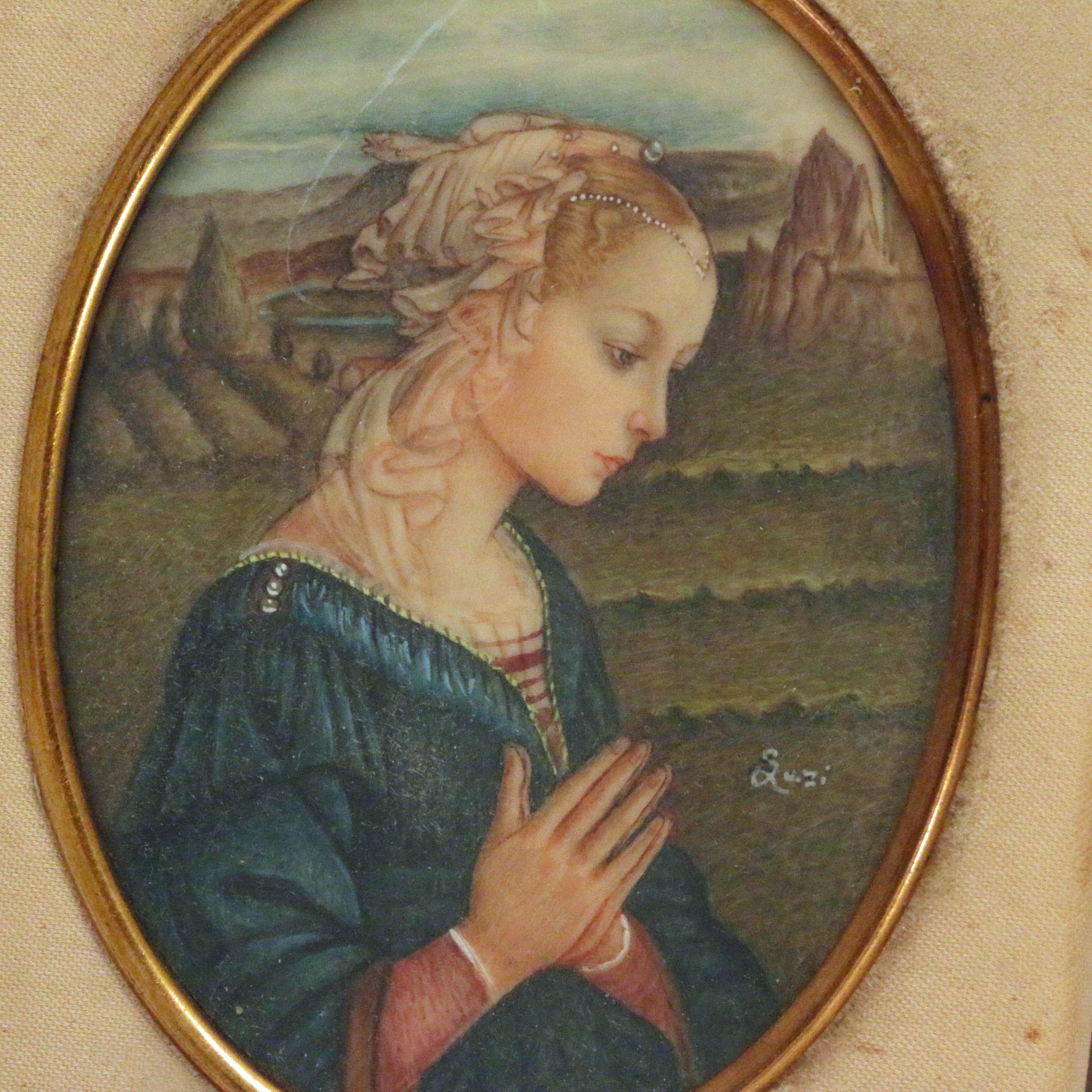 Medieval Madonna Delle Roccie A Grand Tour Souvenir