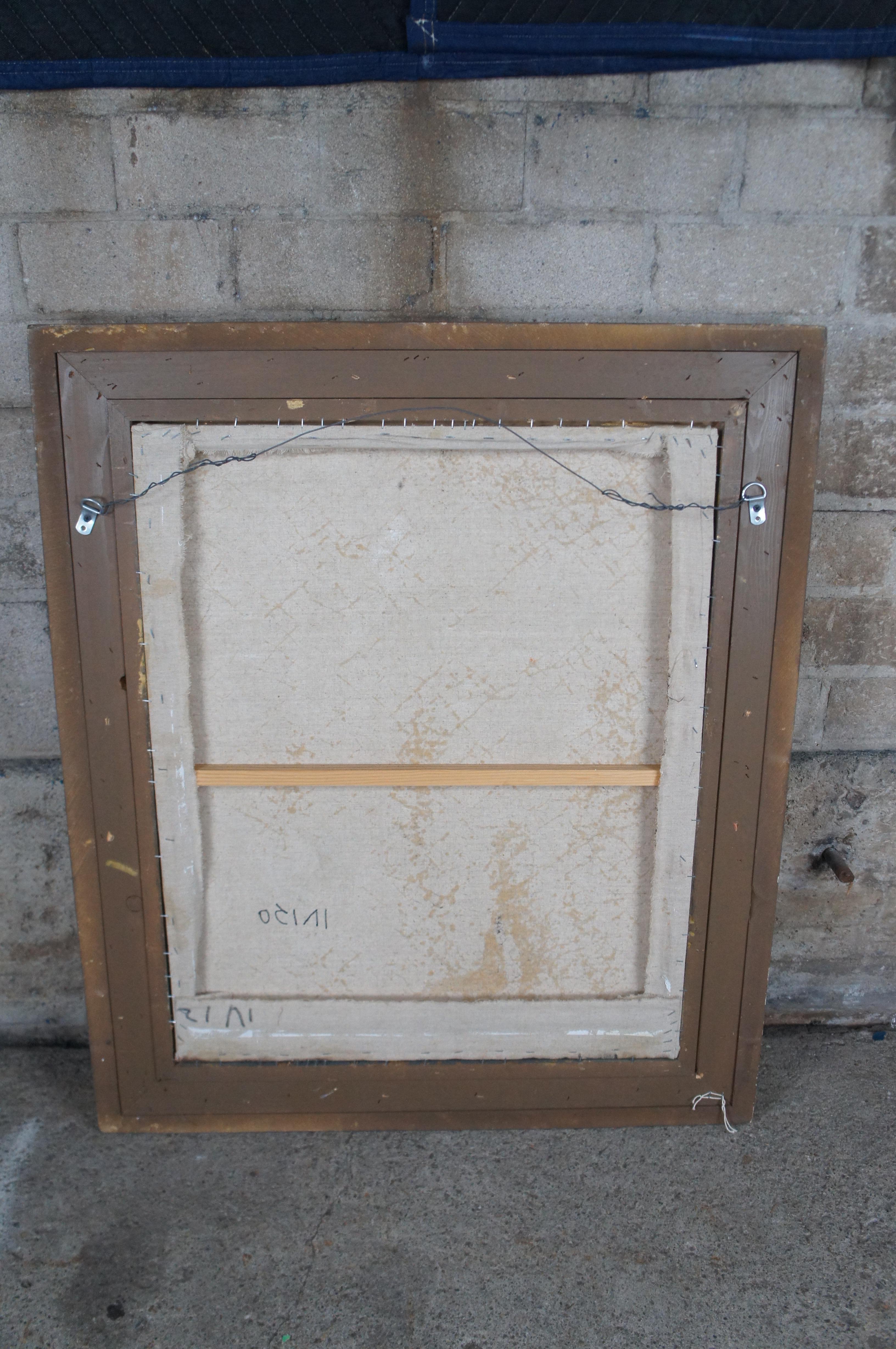 Madonna in Glory with Saints Contemporary School After Annibale Carracci Framed 7