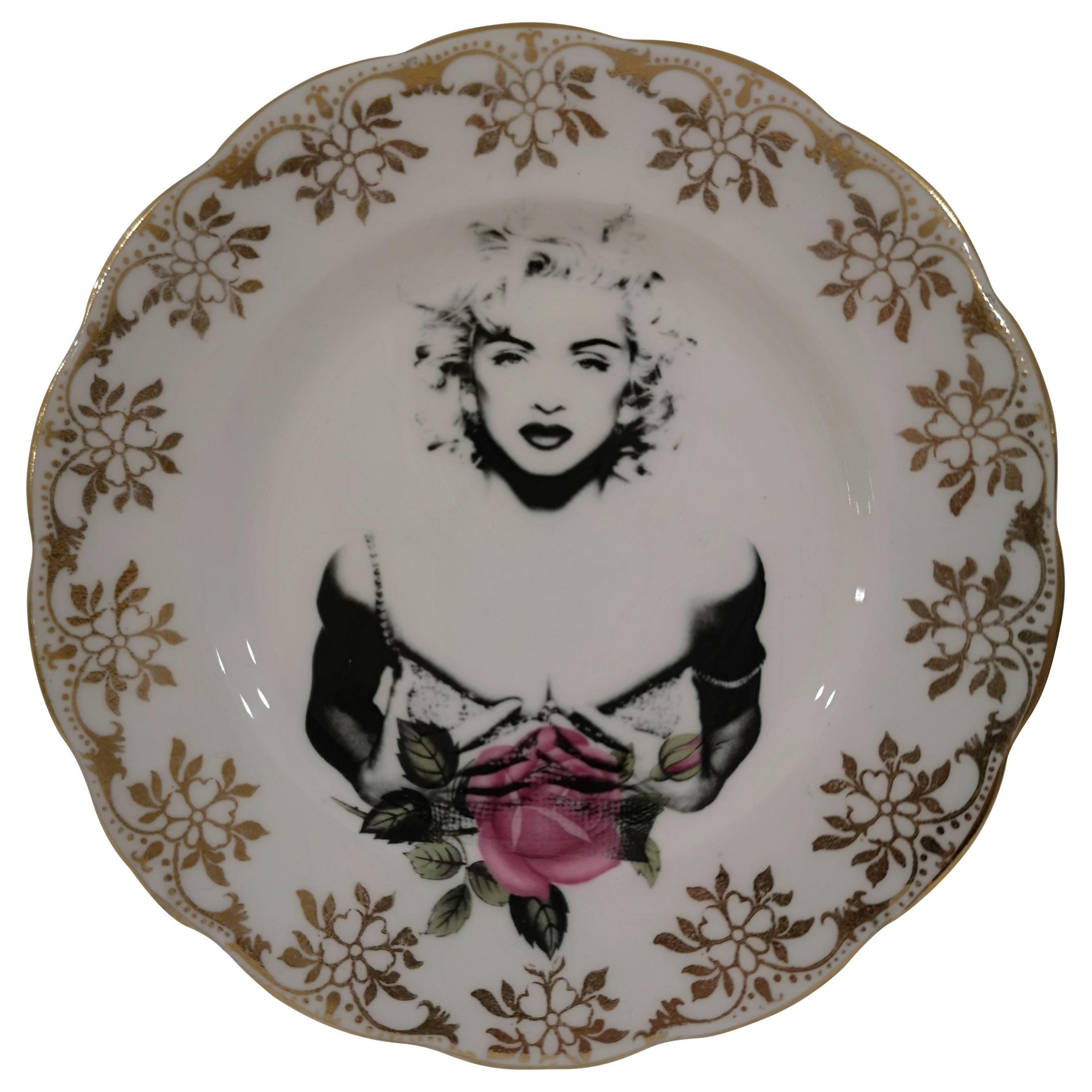 Madonna side plate