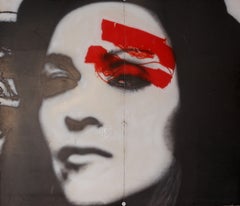 MADONNA signiert! Riesen-Airbrush für TOWER RECORDS NY American Life Veröffentlichung, 2003