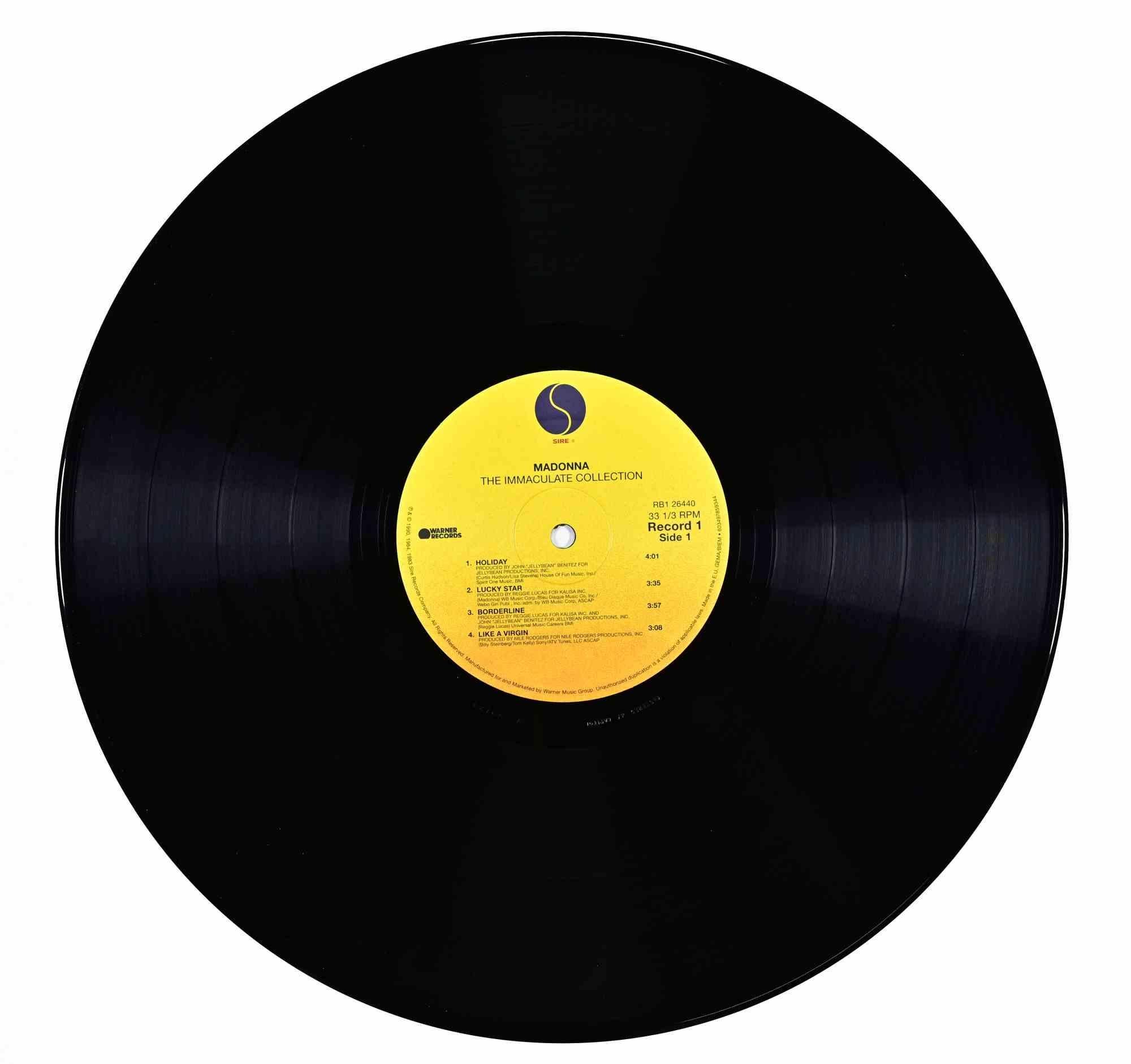 Madonna - The Immaculate Collection, 1990, Album in vinile firmato In condizioni buone in vendita a Roma, IT