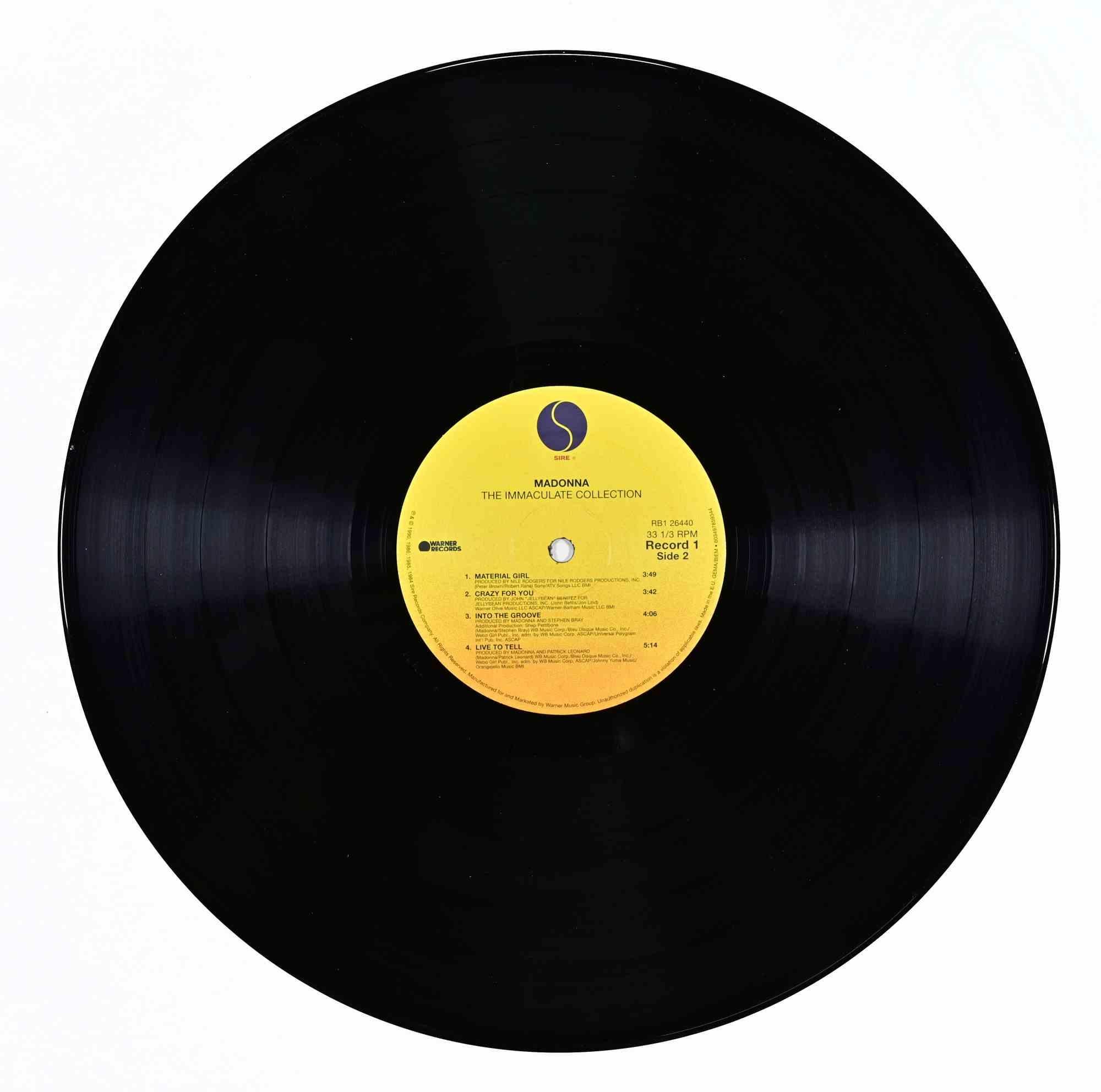 Fine XX secolo Madonna - The Immaculate Collection, 1990, Album in vinile firmato in vendita