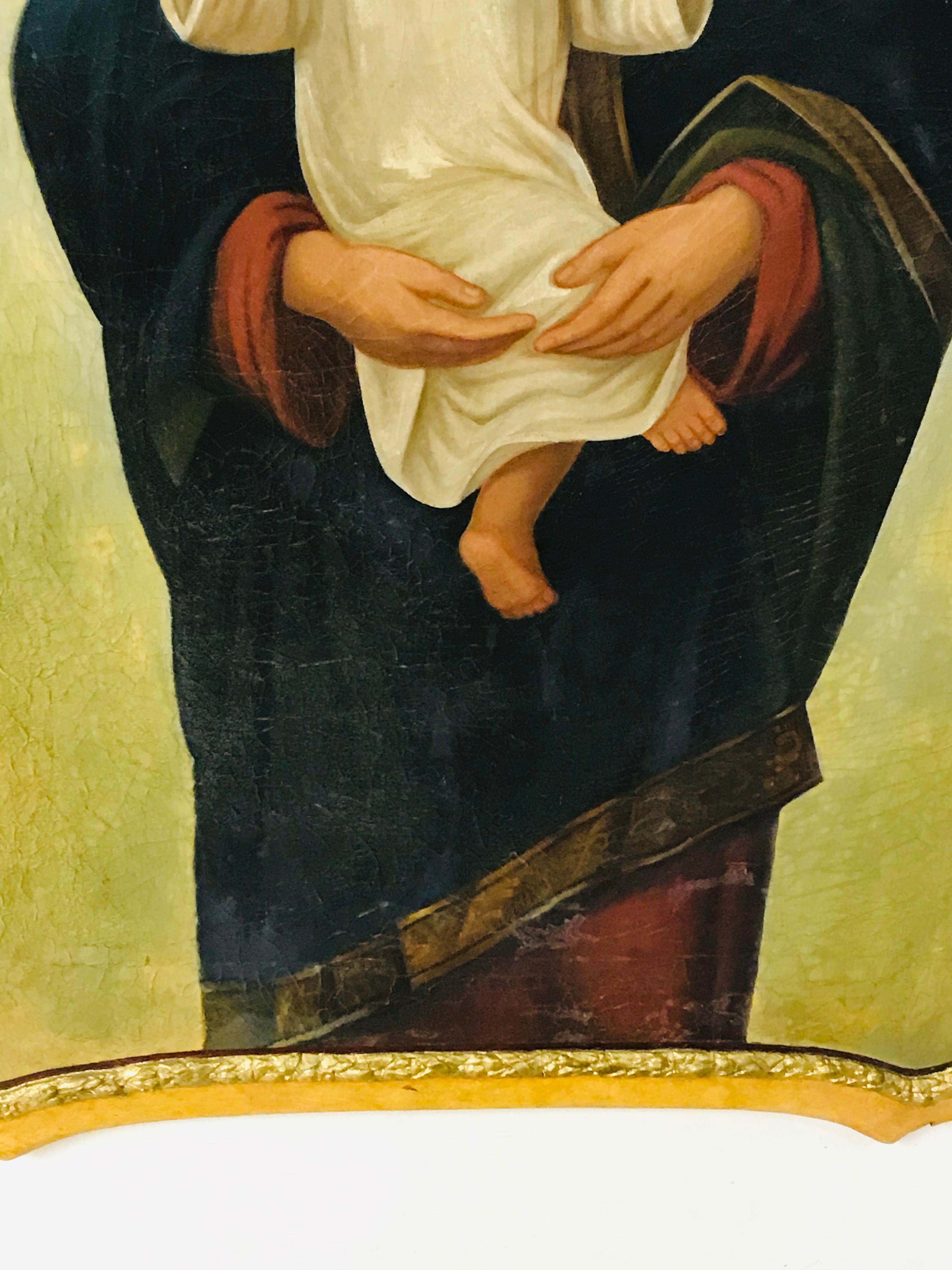 Mid-Century Modern Madonna with Child 