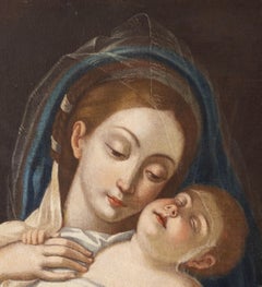"Madonna With Sleeping Child, Follower Of Giovan Battista Salvi Il Sassoferrato
