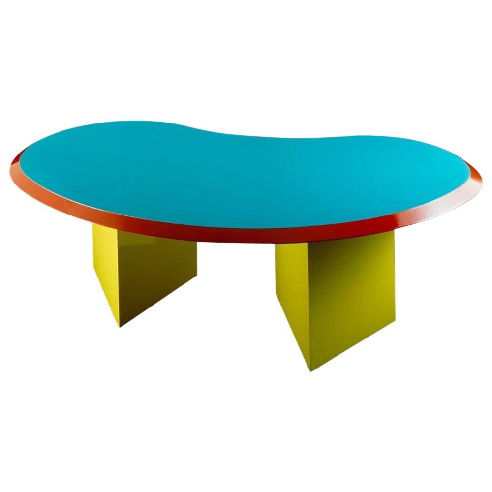 Madonna Wooden Table, by Arquitectonica for Memphis Milano Collection