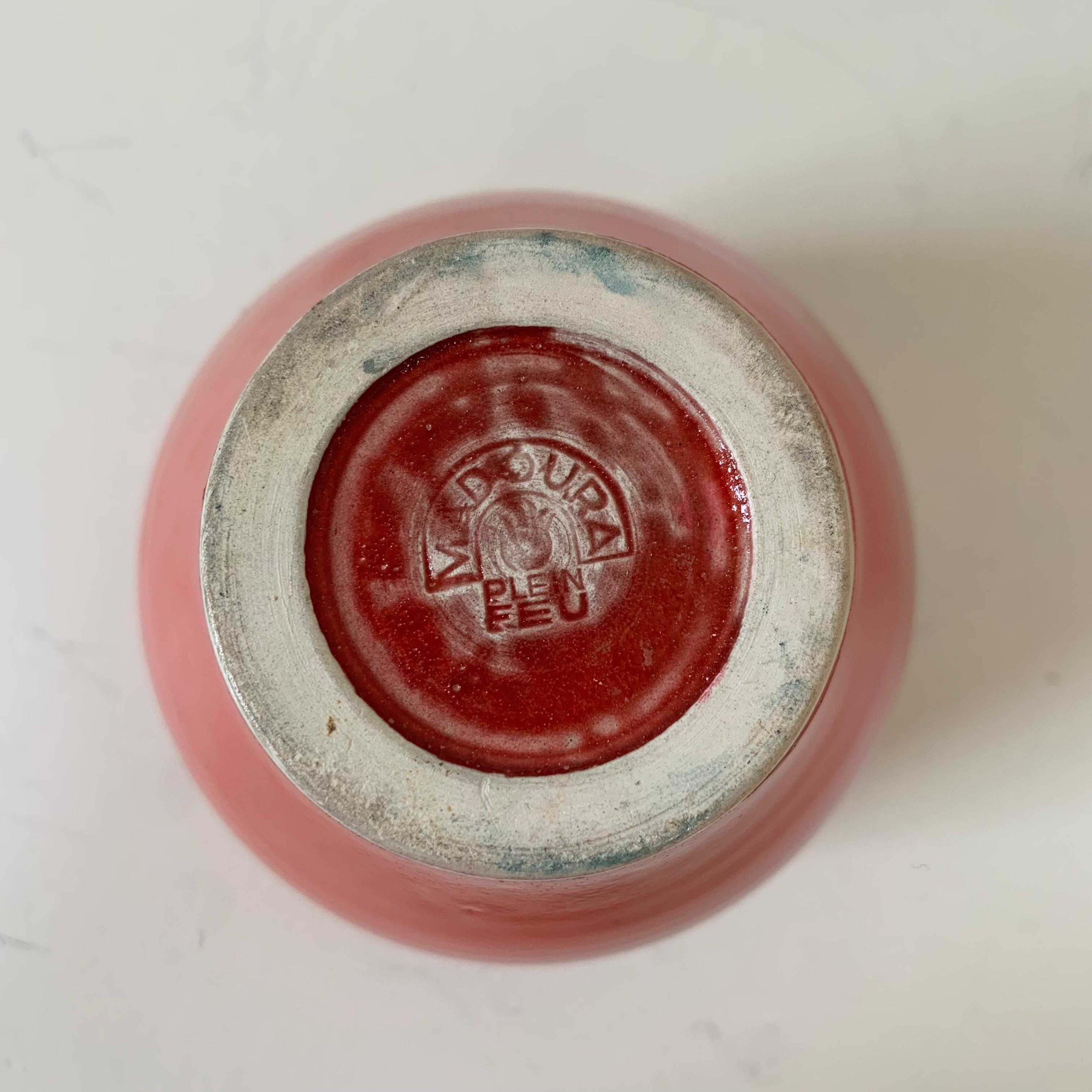 Madoura Red Ceramic Vase, circa 1960, France. im Angebot 4