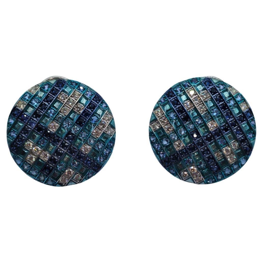 Madras — The Living Check Earring For Sale
