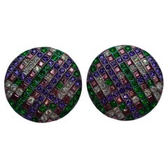 Madras — The Living Check Earring