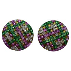 Madras — The Living Check Earring