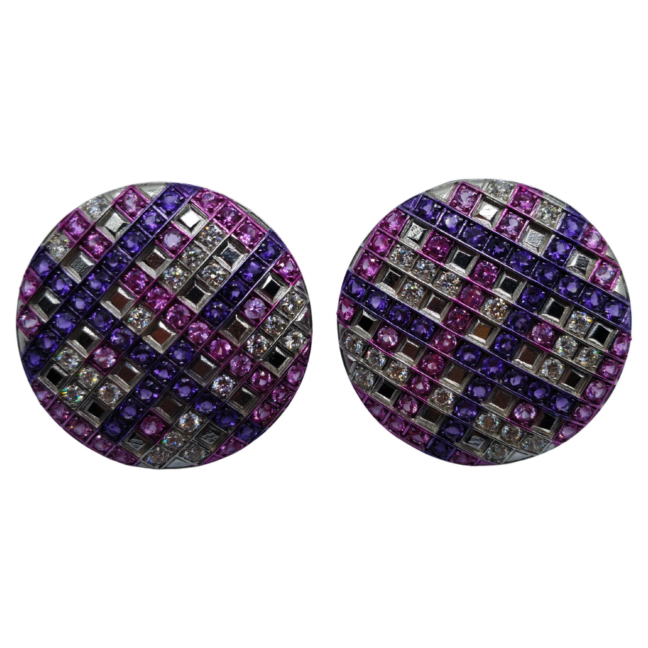 Madras — The Living Check Earring