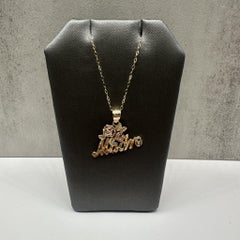 Collier de fleurs Madre en or jaune 14kt - 18in, New