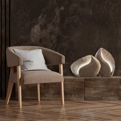 Madrepora Lecce Stone Horizontal Light Sculpture