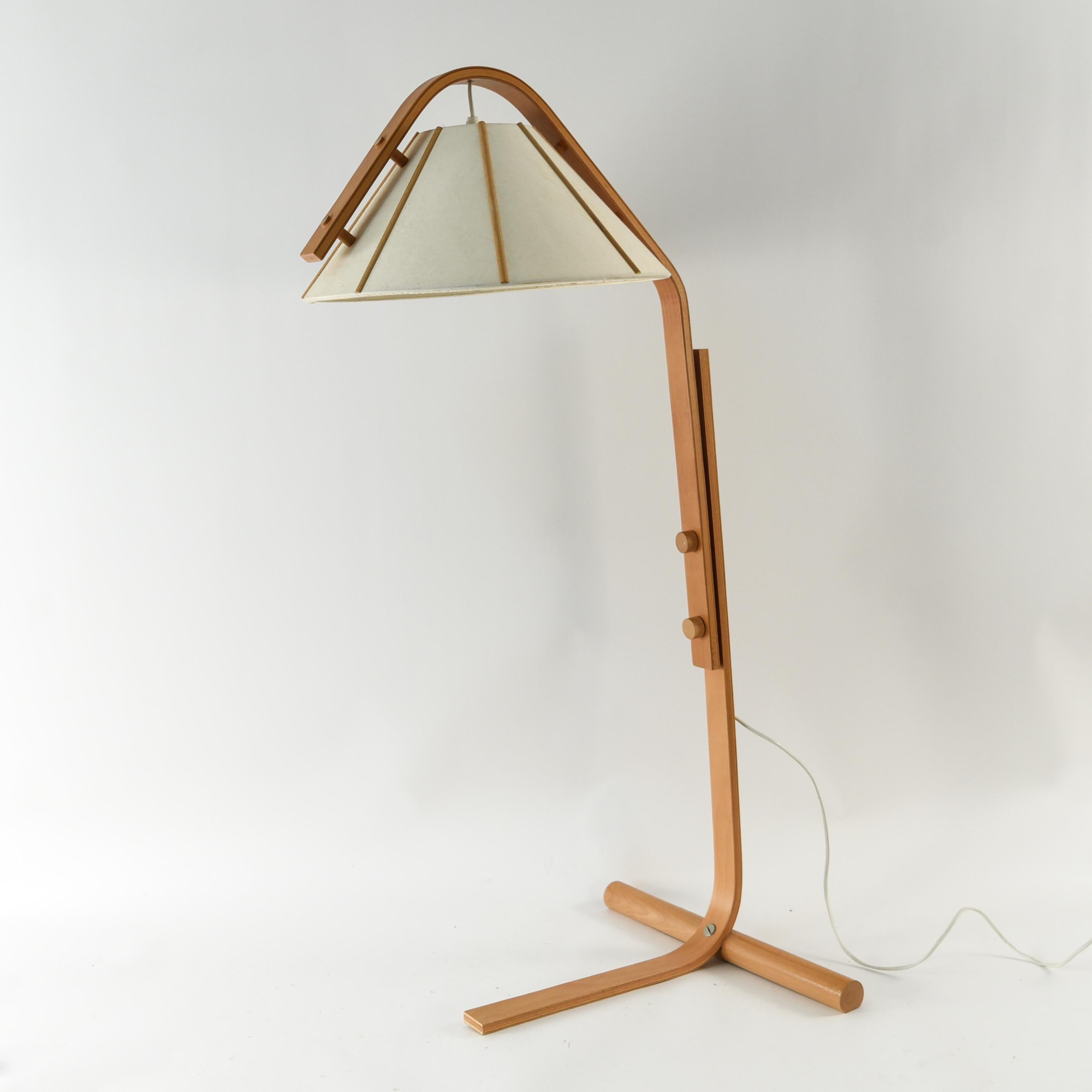 Mads Caprani Style Bentwood Lamp In Good Condition In Norwalk, CT