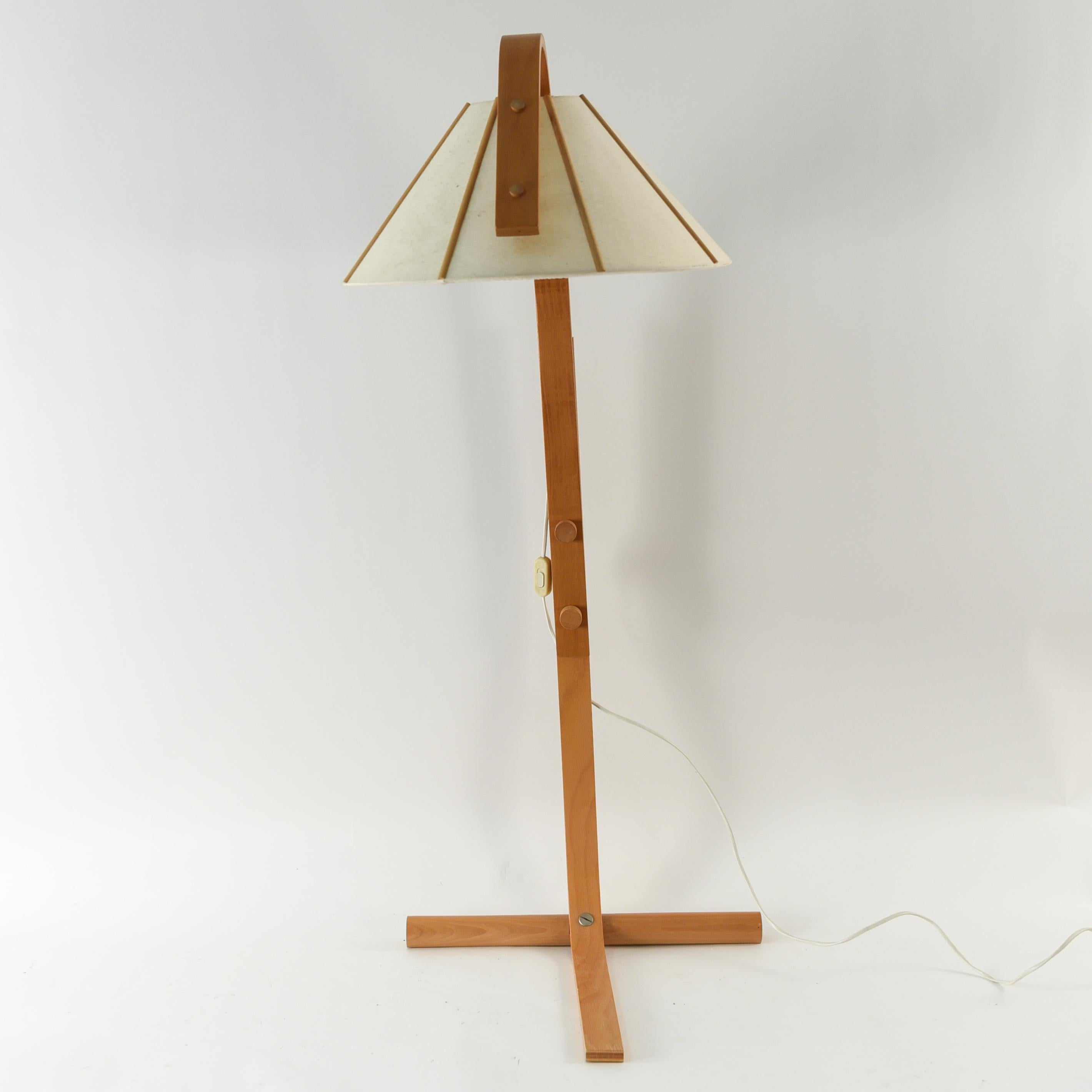 20th Century Mads Caprani Style Bentwood Lamp
