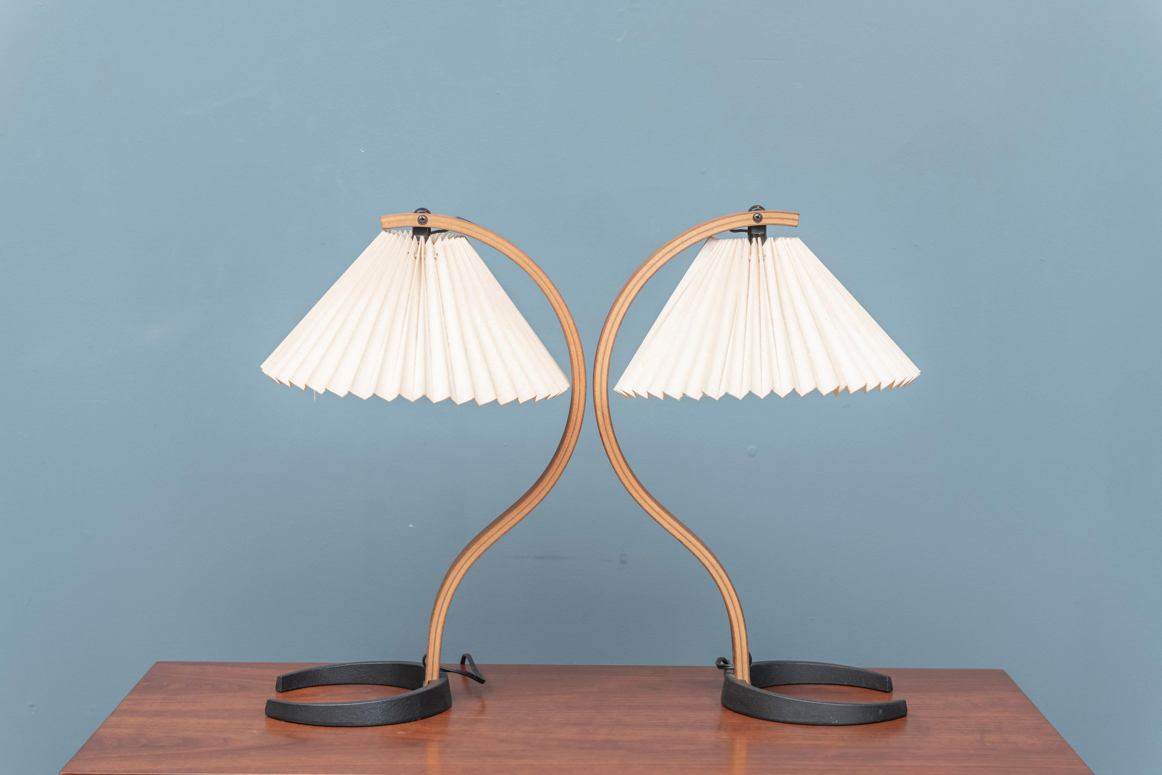 Scandinavian Modern Mads Caprani Table Lamps, Model 841