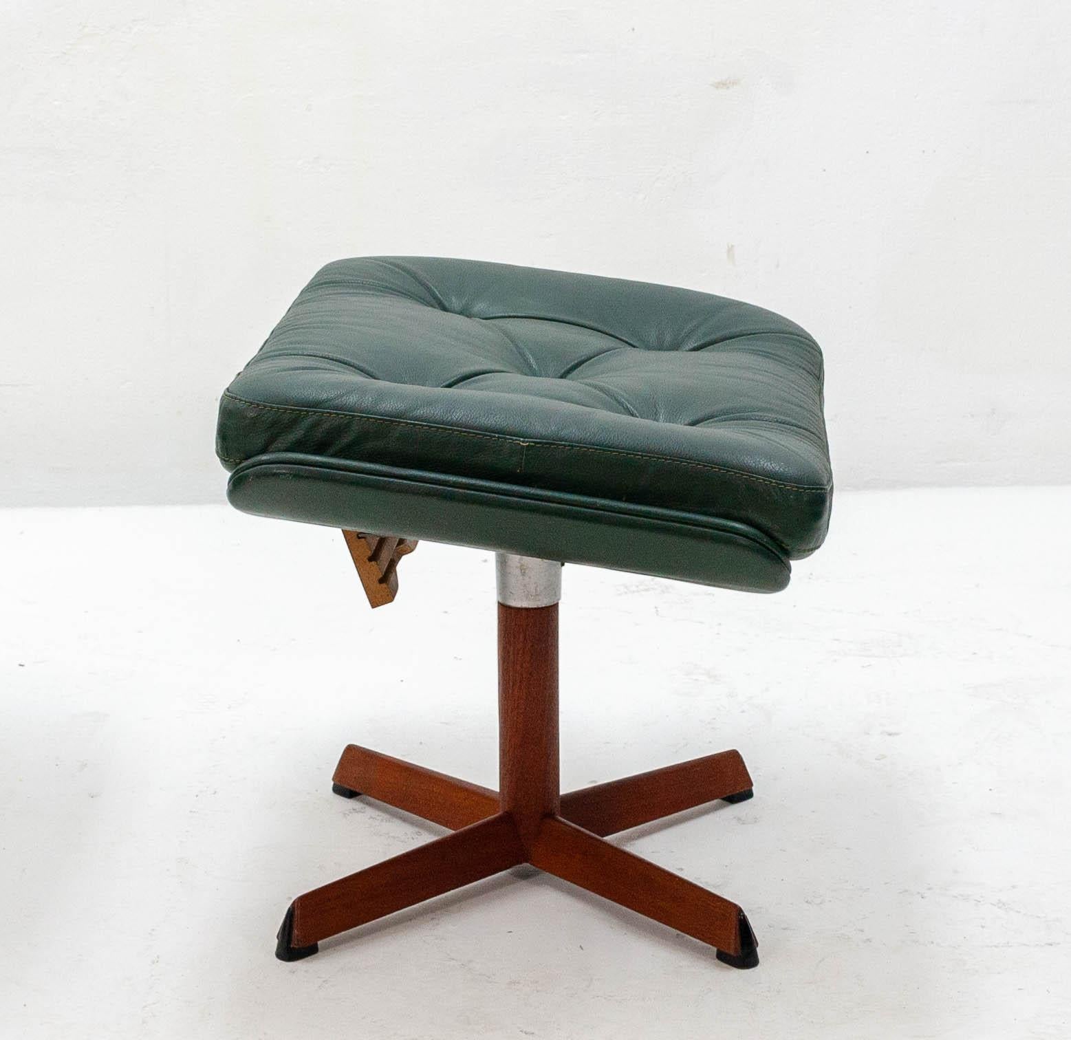 Danish Madsen and Schübel Lounge Chair and Ottoman, 1960s