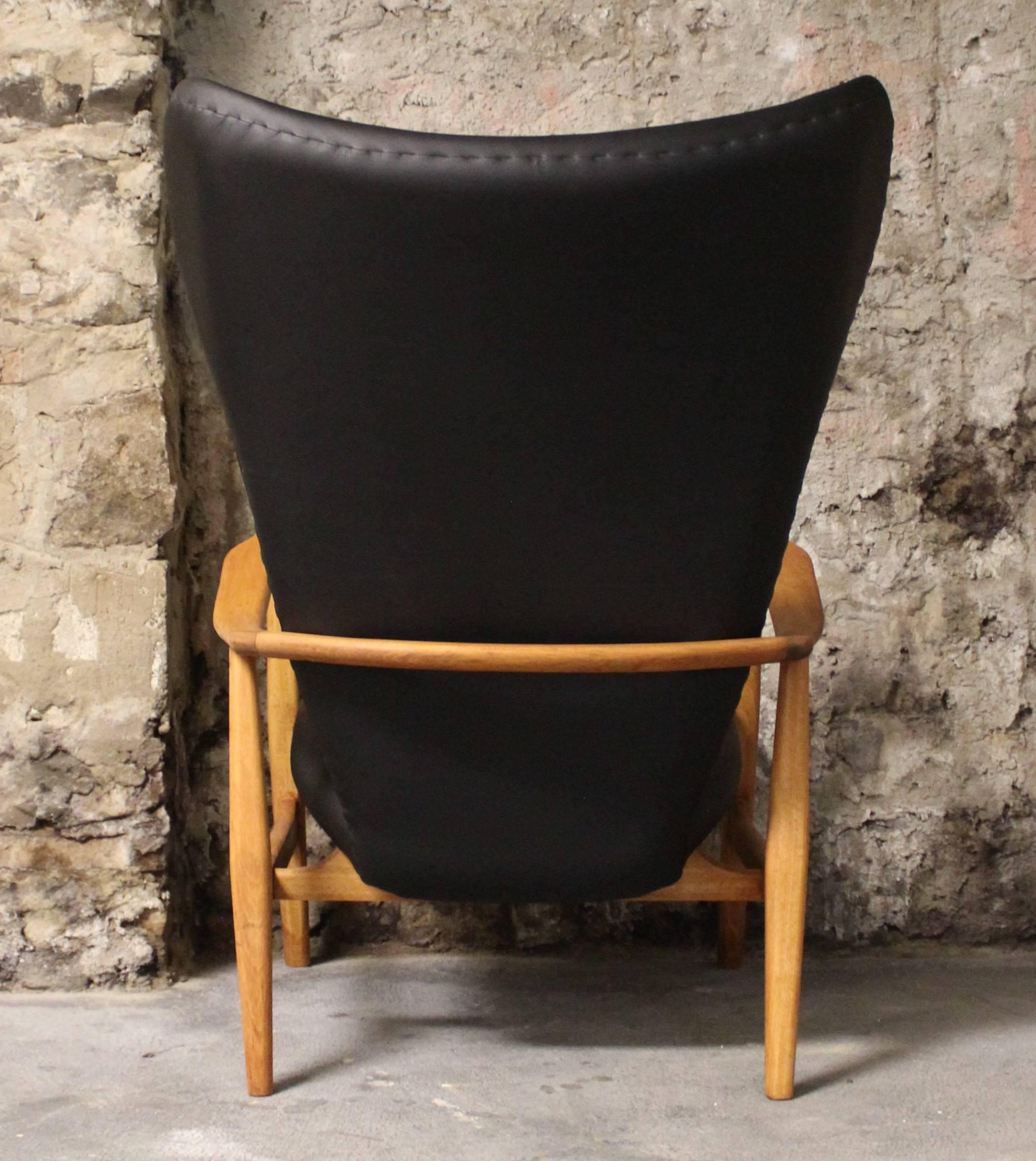 Norwegian Madsen and Schubell Wingback Lounge Chair for Vik and Blinheim