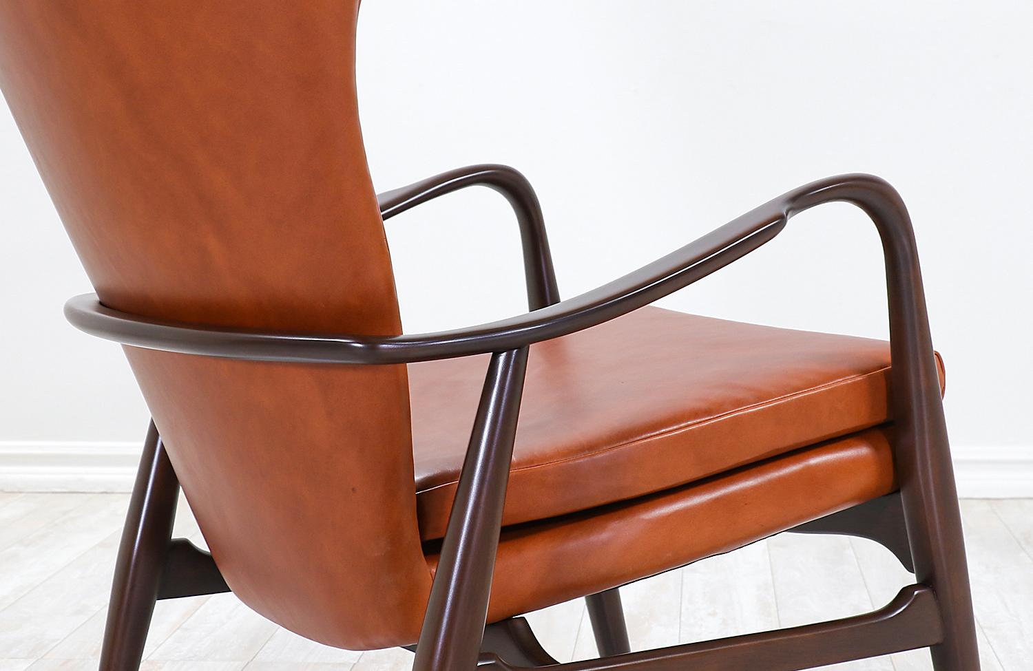 Madsen & Schubel Model 280 Wingback Lounge Chair for Vik & Blindheim 3