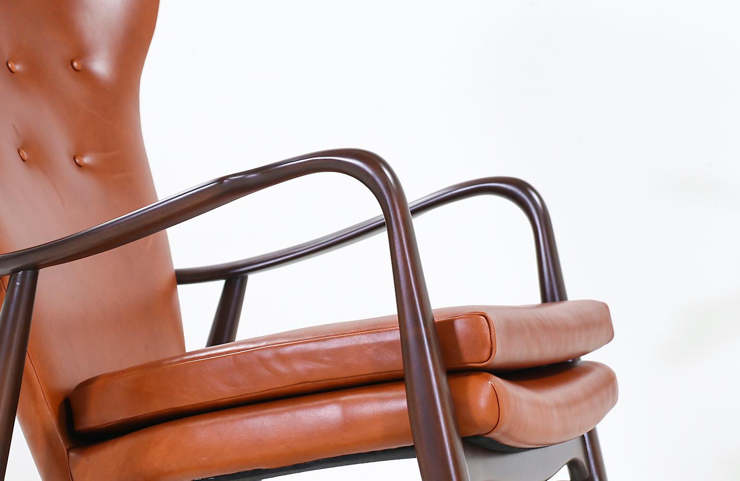 Madsen & Schubel Model 280 Wingback Lounge Chair for Vik & Blindheim 5