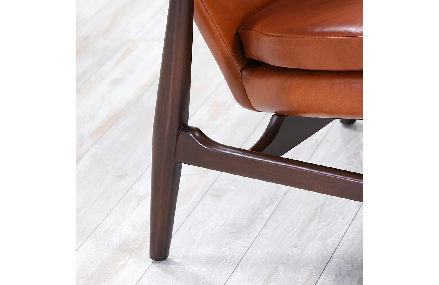 Madsen & Schubel Model 280 Wingback Lounge Chair for Vik & Blindheim 6