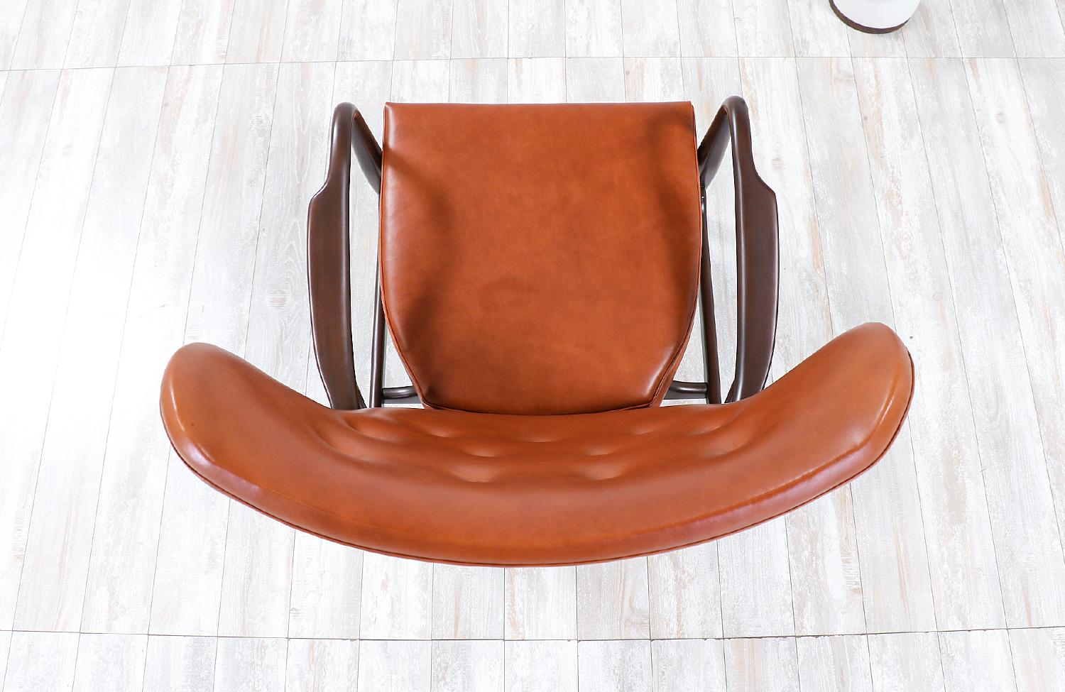 Madsen & Schubel Model 280 Wingback Lounge Chair for Vik & Blindheim In Excellent Condition In Los Angeles, CA
