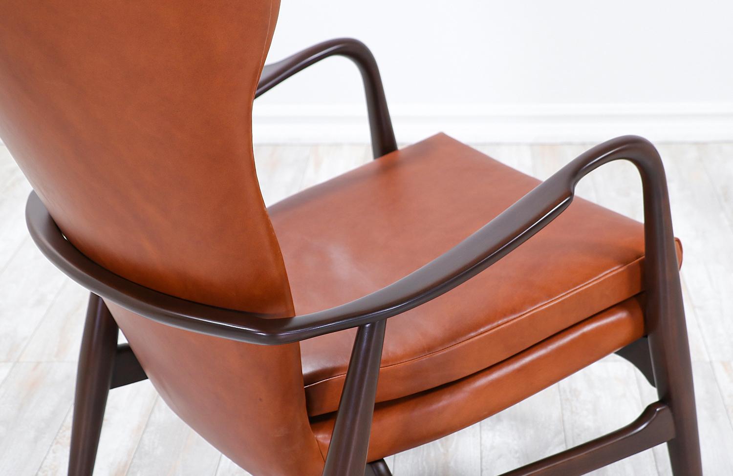 Madsen & Schubel Model 280 Wingback Lounge Chair for Vik & Blindheim 1