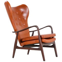 Madsen & Schubel Model 280 Wingback Lounge Chair für Vik & Blindheim