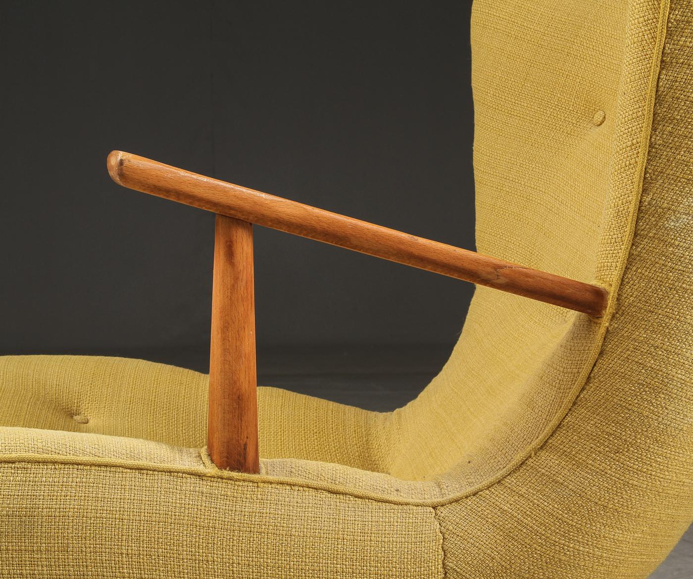Danish Madsen & Schubell, Lounge Chair, Modell Pragh For Sale