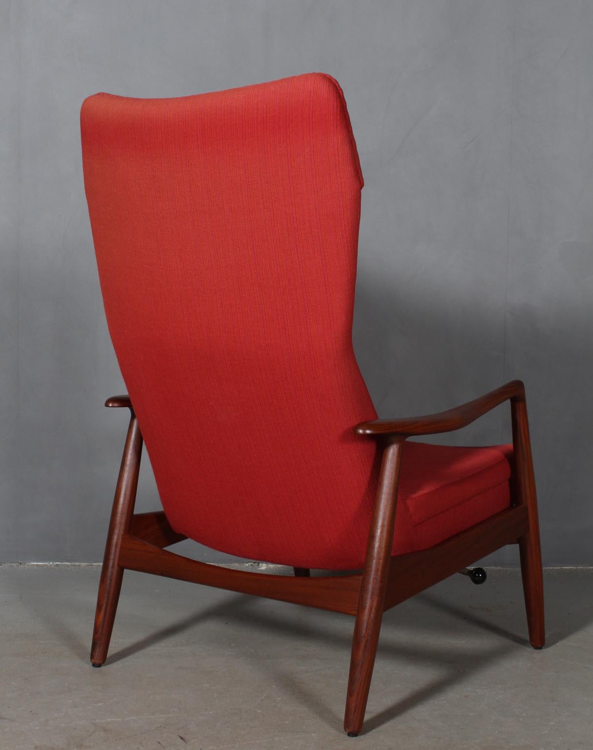 Mid-20th Century Madsen & Schubell Lounge Chair with Ottoman