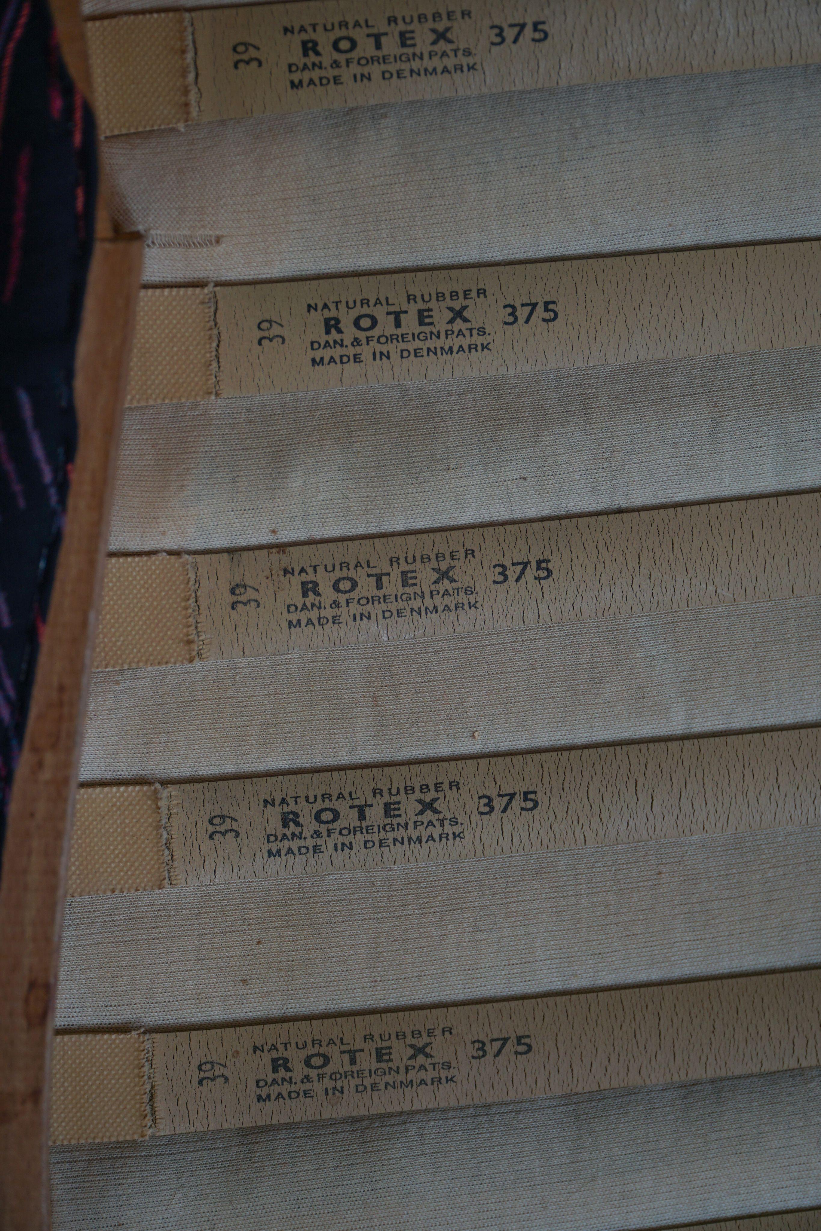 Madsen & Schubell, Sessel mit Ohrensessel und Hocker aus Teakholz, neu gepolstert, 1950er Jahre im Angebot 12