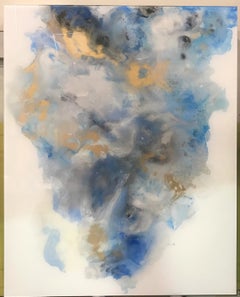 48x60 in. Abstract Contemporary art on Safety Glass