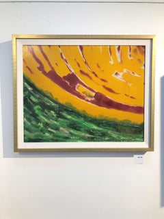 Abstract contemporary painting - Surfing California