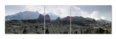 30x108 Zoll, Garten der Götter, Colorado, Landschaft, ungerahmt C Drucke in 3 Drucken