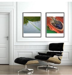 30x30in. -Fotografia aerea della Terra, della Terra e del Mare - Terra 3