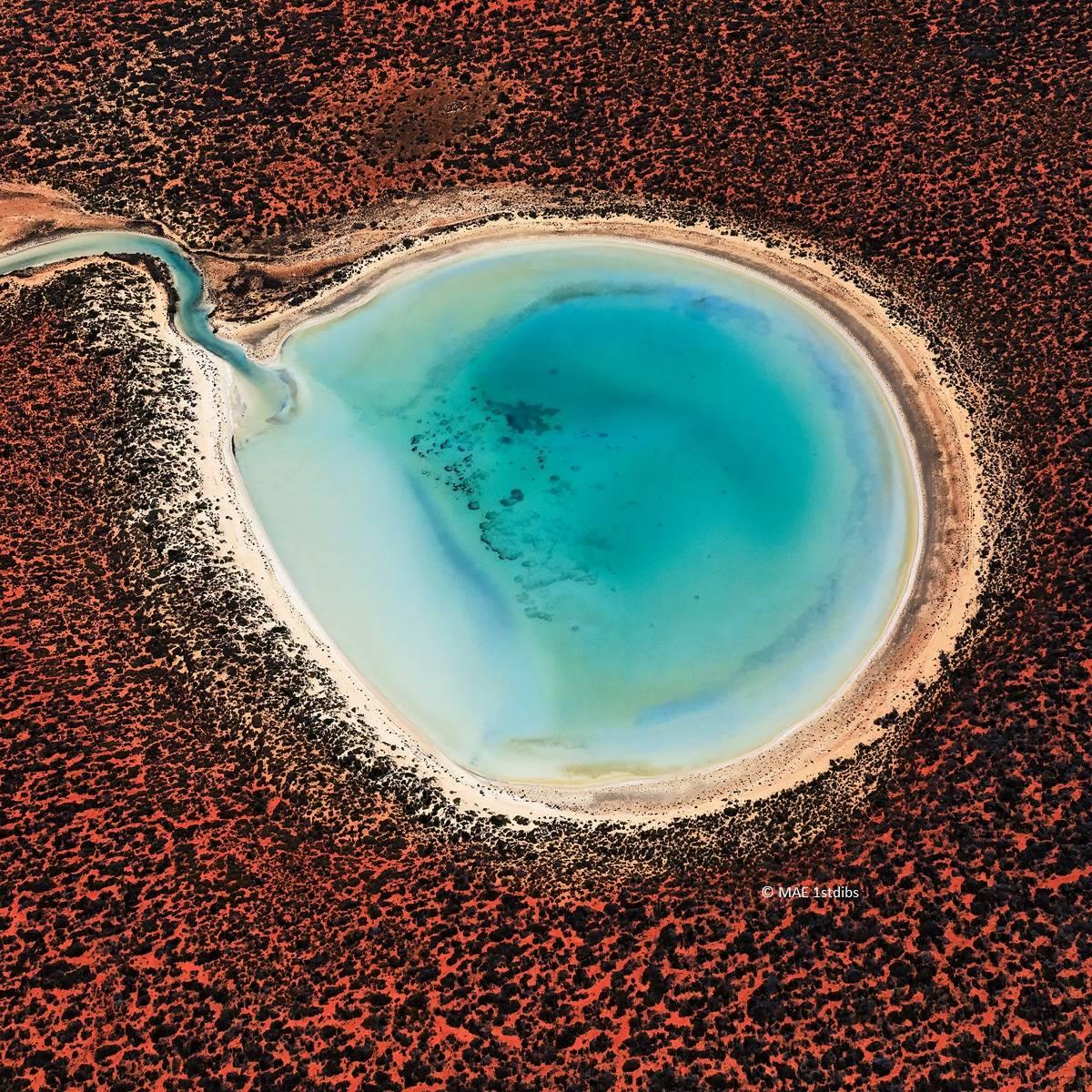 Photographie aérienne de la terre, de la terre et de la mer - Earth 3 en vente 5