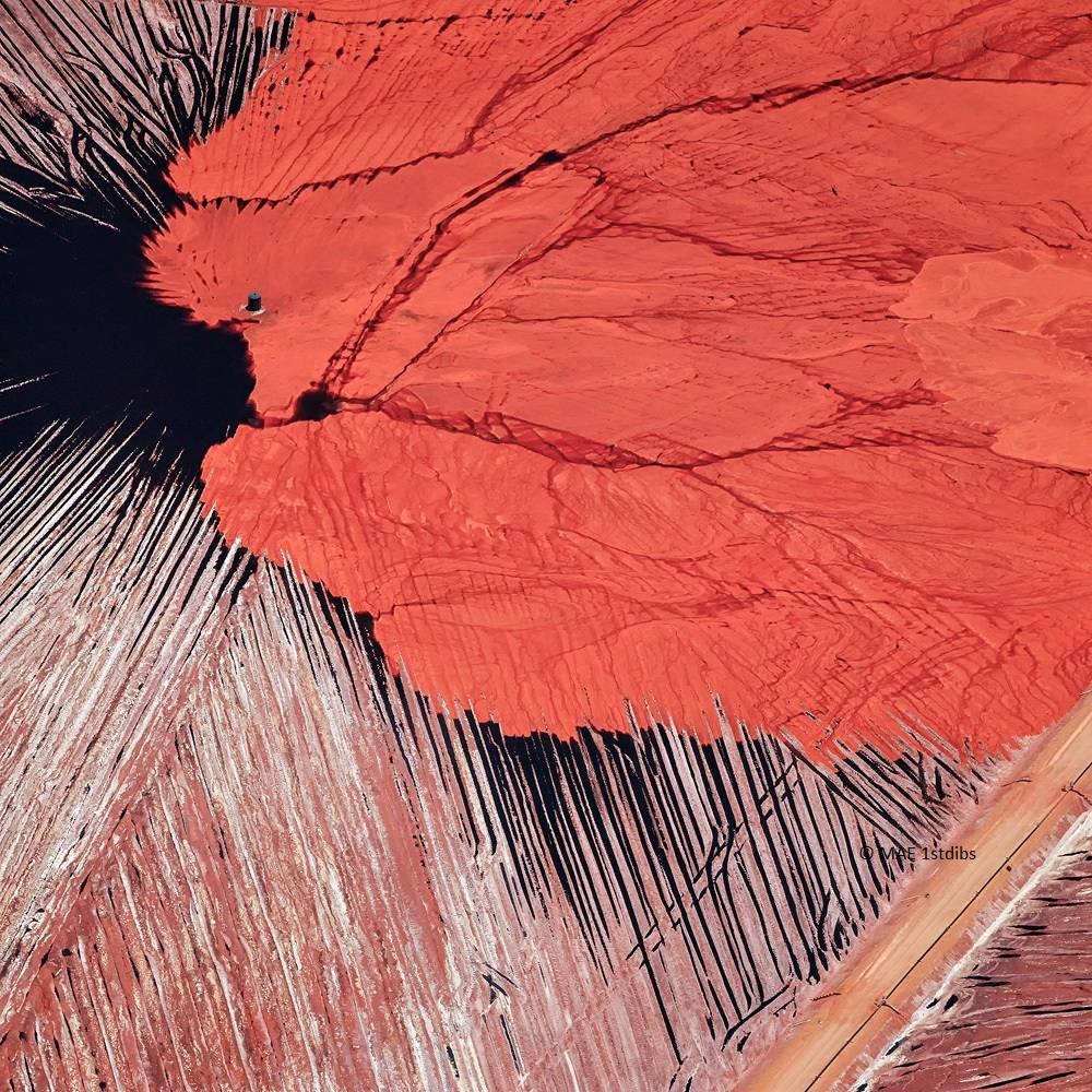 Photographie aérienne de la terre, de la terre et de la mer - Terre 6 en vente 15