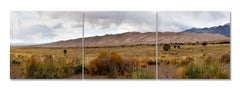 30x96 in. Colorado Cripple Creek Path, landscape, unframed C Prints for 2 panels