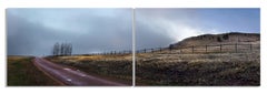 30x96 in. Colorado Cripple Creek Path, landscape, unframed C Prints for 2 panels