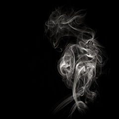 40x40" Smoky Light Play Photographie abstraite - Série monochromatique