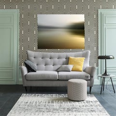 Abstract River Landscape - 50x67 in. Print backmounted on Dibond