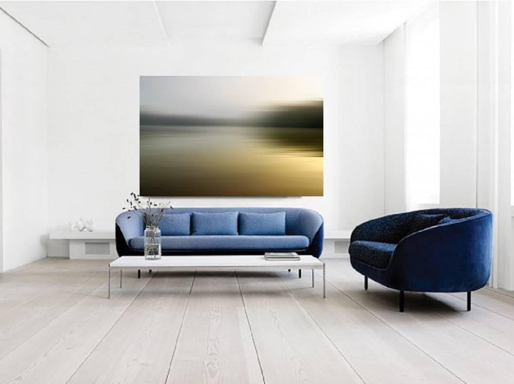 This is a new series available exclusively through gallery. This series is largely influenced by the abstract expressionist field paintings of the 40’s and 50’s  with a nod to Gerhard Richter’s blurred canvases.
Available in large format in various