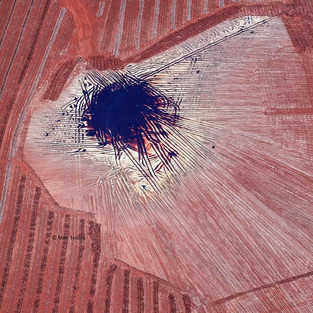 Photographie aérienne de la terre, de la terre et de la mer -  Grande photo BT 015 en vente 4