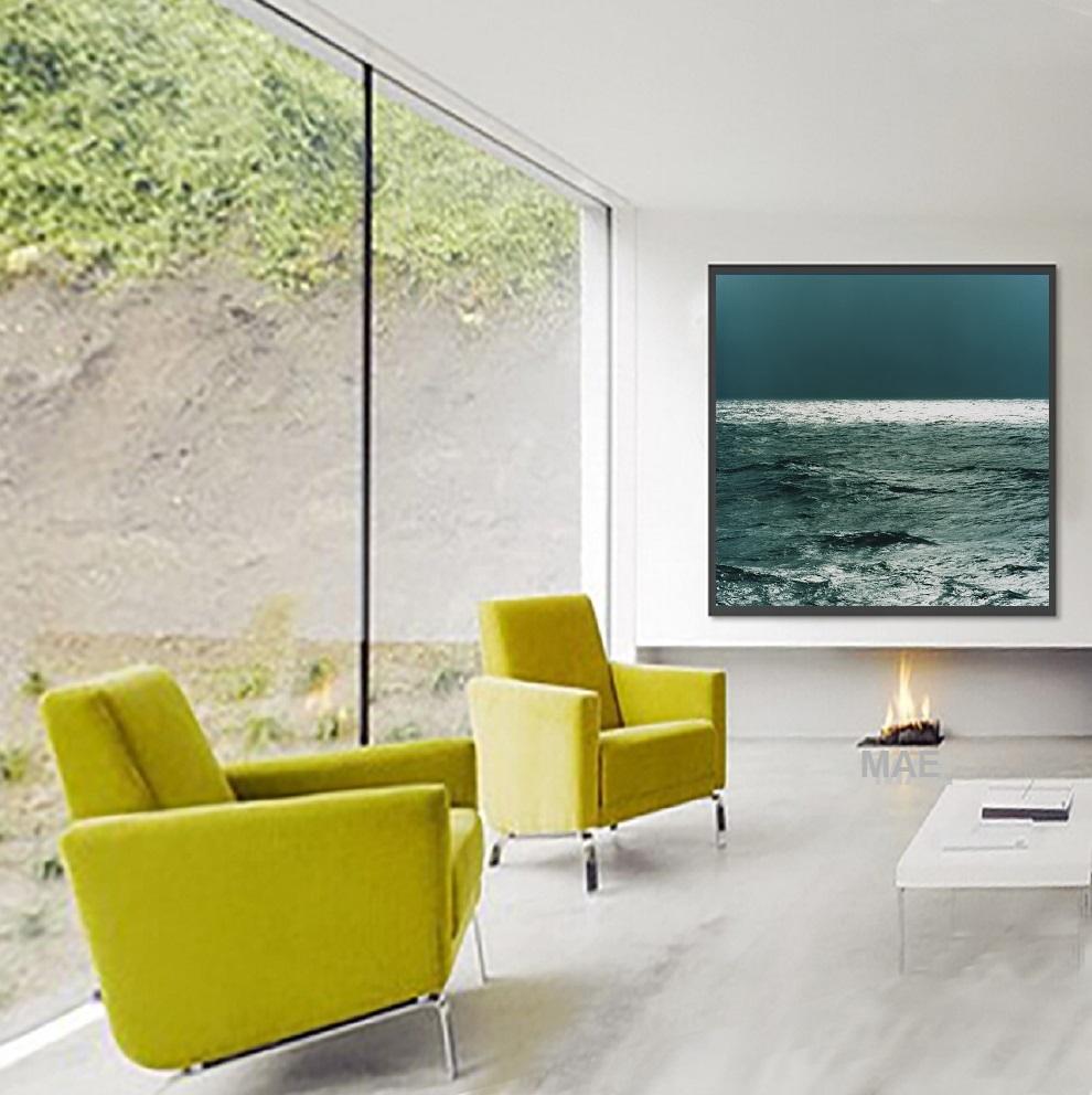 Atlantic Ocean Series - #4 NS - Meer, Wasser, Landschaft, Natur - ungerahmt – Photograph von MAE Curates