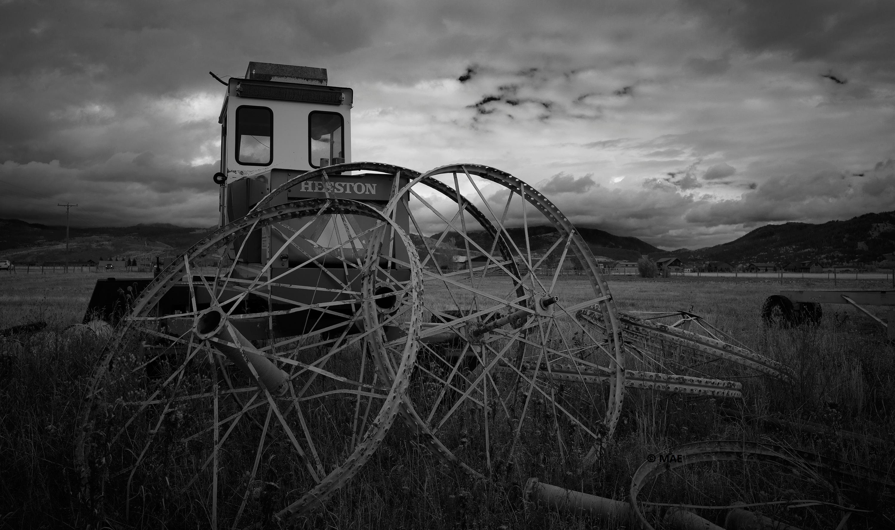 Fotografía en blanco y negro de la serie Paisajes americanos - 
