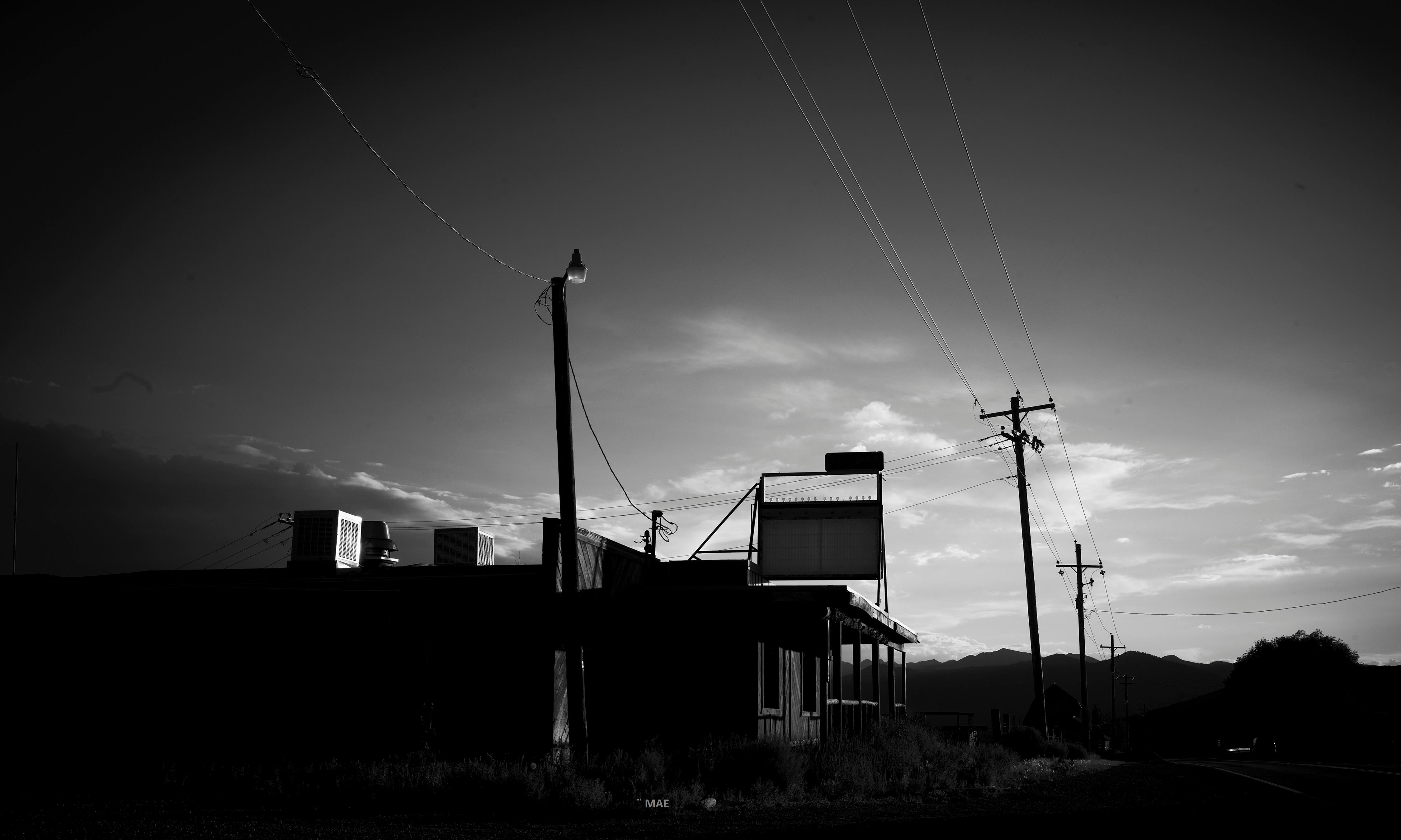 Black and White Photography of American landscape series - "Salt Lake City" n.2