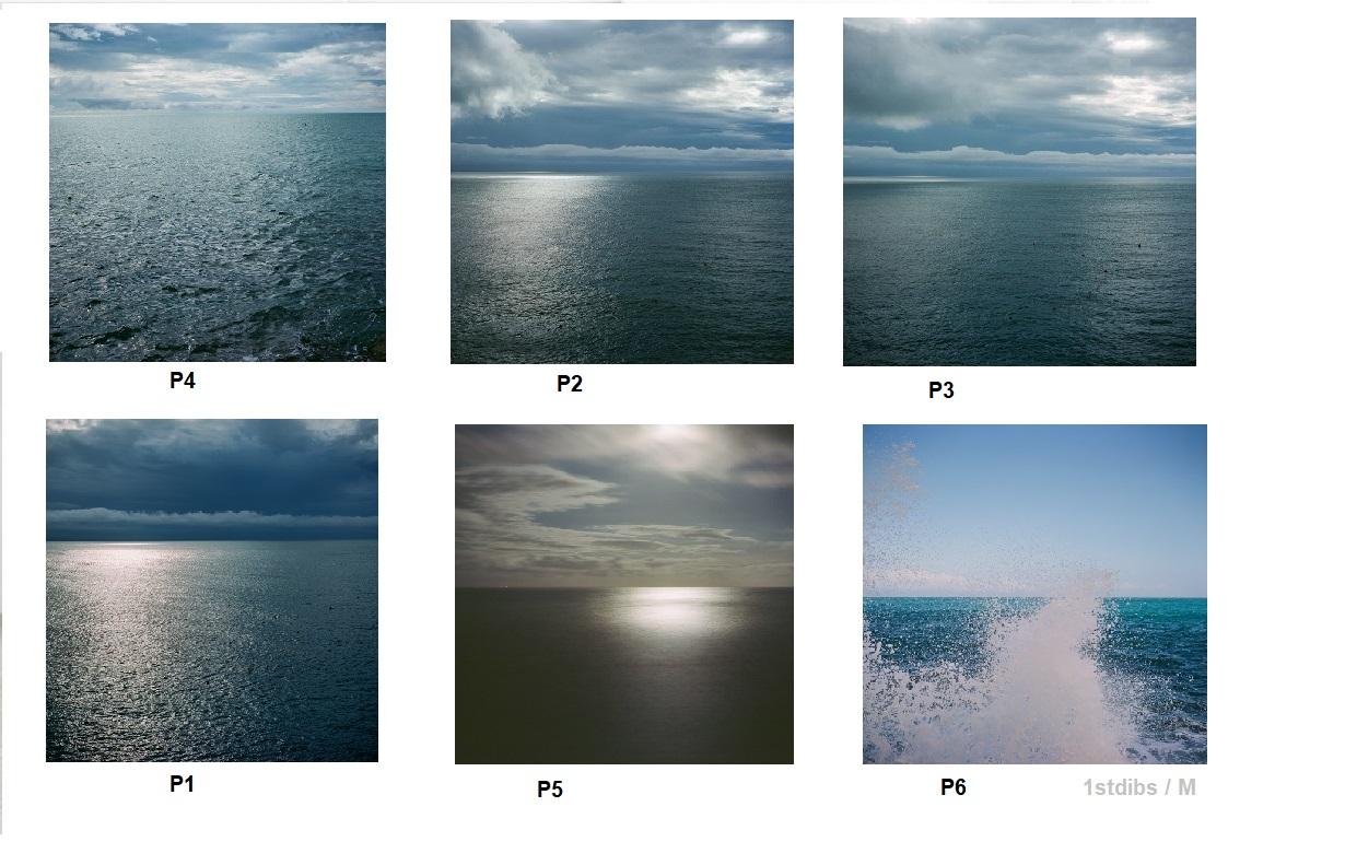 Die Serie Atlantischer Ozean stellt dieses Landschaftsbild mit seiner maritimen Geschichte an diesem Ort und dem Zusammenspiel der Elemente - Wind, Wolken, Wasser - an diesem besonderen Tag mehr als ein Jahrhundert später in einen kleinen