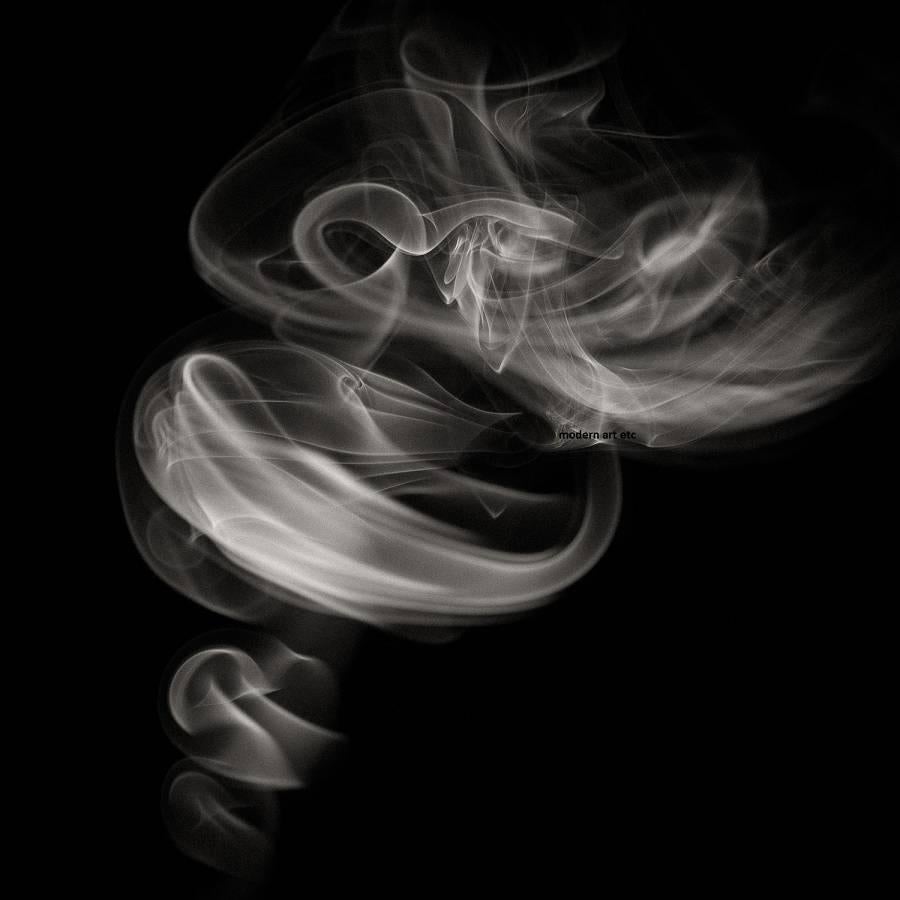 Smoke – abstrakte Fotografie, mattiert, bereit zum Einrahmen