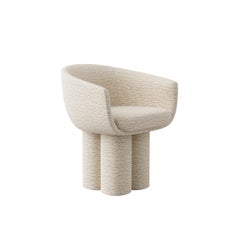 Mae Dining Chair Chenille Jacquard Handmade in Portugal by Ottiu