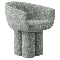 Mae Dining Chair Chenille Jacquard Handmade in Portugal by Ottiu